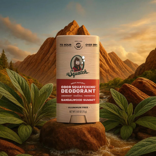  Lăn Khử Mùi Dr. Squatch Sandalwood Summit Aluminum Free Deodorant 75Gr 