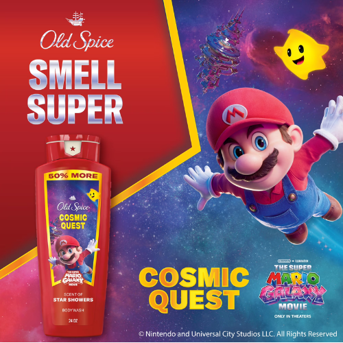  Sữa Tắm Old Spice x The Super Mario Galaxy Movie Cosmic Quest 709ML 