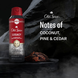  Xịt Khử Mùi Old Spice Red Collection Legacy 144Gr 