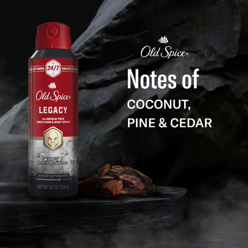  Xịt Khử Mùi Old Spice Red Collection Legacy 144Gr 