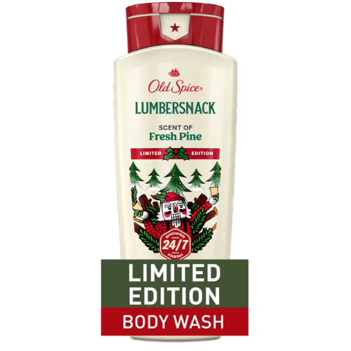  Sữa Tắm Old Spice Holiday Limited Edition Lumbersnack with Fresh Pine Scent 473ML 