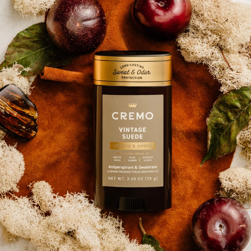  Lăn Khử Mùi Cremo Vintage Suede Scent Of Smooth & Amber Antiperspirant & Deodorant 75Gr 