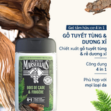  Sữa Tắm Gội Nam Le Petit Marseillais 4in1 Chiết Xuất Gỗ Tuyết Tùng & Dương Xỉ 250ML 