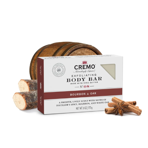  Xà Bông Cục Tẩy Tế Bào Chết Cremo Bourbon & Oak 170Gr 