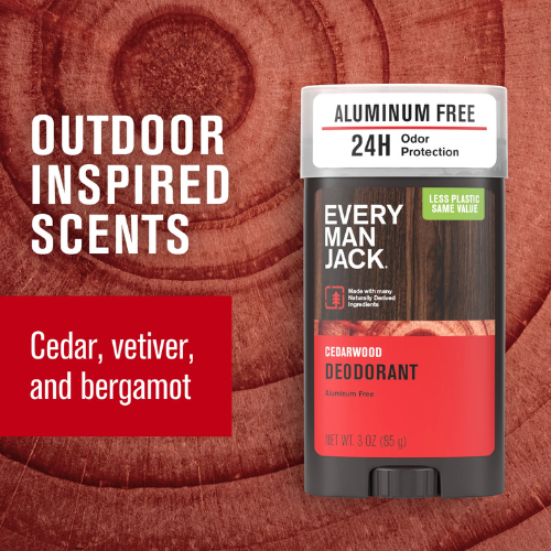  Lăn Khử Mùi Every Man Jack Cedarwood 85Gr (Sáp Xanh) 