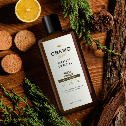  Sữa Tắm Cremo Heritage Green Collection Body Wash Fresh Timber 473ML 