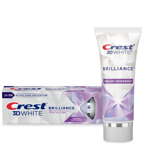  Kem Đánh Răng Crest 3D White Brilliance Vibrant Peppermint 130Gr 
