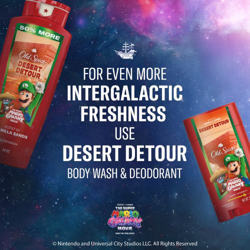  Sữa Tắm Old Spice x The Super Mario Galaxy Movie Desert Detour 709ML 