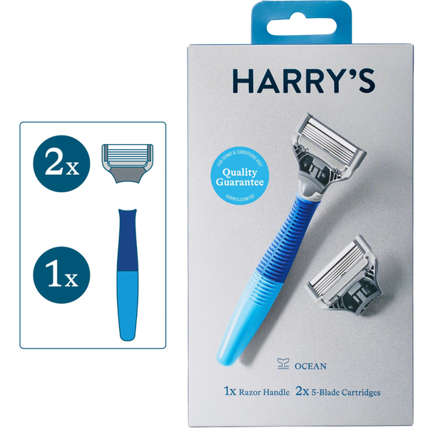  Dao Cạo Râu Harry's 5-Blade Men’s Ocean Razor Handle 