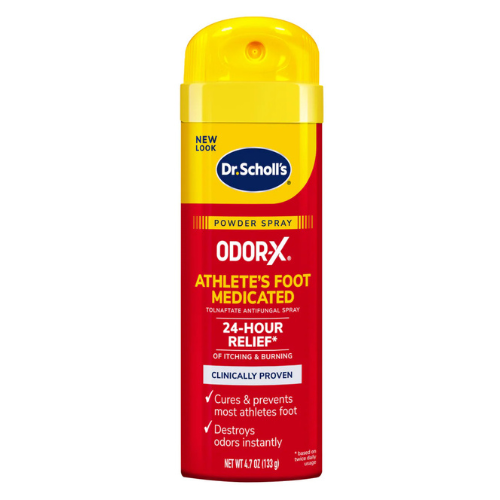  Xịt Khử Mùi Chân Dr.Scholl's Odor-X Athlete's Foot Medicated Spray Powder 133GR 