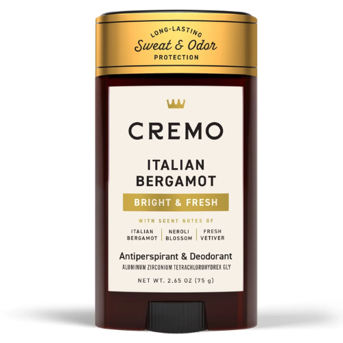  Lăn Khử Mùi Cremo Italian Bergamot Scent Of Bright & Fresh Antiperspirant & Deodorant 75Gr 