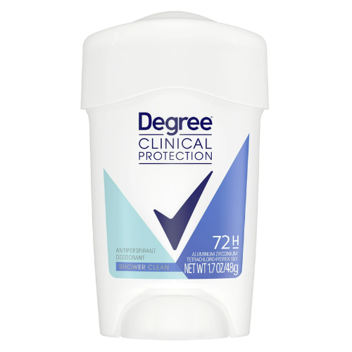  Lăn Khử Mùi Degree Clinical Protection Shower Clean Antiperspirant & Deodorant 48Gr (Sáp Trắng Mềm) 