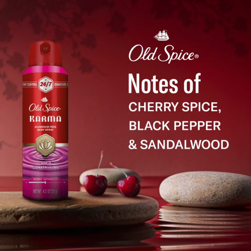  Xịt Khử Mùi Old Spice Red Collection Karma 144Gr 