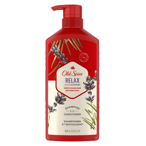 Dầu Gội Đầu 2 In 1 Old Spice Relax With Lavender 650ML (Dầu Gội Xả) 
