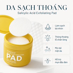MONDSUB Toner Pad Salicylic Acid Làm Sạch Bề Mặt 120 ml | Mond'sub Salicylic Acid Toner Pad