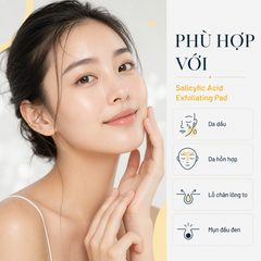 MONDSUB Toner Pad Salicylic Acid Làm Sạch Bề Mặt 120 ml | Mond'sub Salicylic Acid Toner Pad