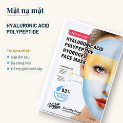MONDSUB Mặt Nạ Hydrogel Hyaluronic Acid & Polypeptide 28 g | Mond'sub HA Polypeptide Hydrogel Mask
