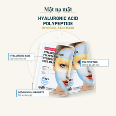 MONDSUB Mặt Nạ Hydrogel Hyaluronic Acid & Polypeptide 28 g | Mond'sub HA Polypeptide Hydrogel Mask