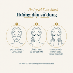 MONDSUB Mặt Nạ Hydrogel Hyaluronic Acid & Polypeptide 28 g | Mond'sub HA Polypeptide Hydrogel Mask