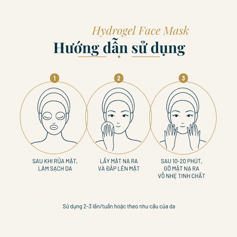 MONDSUB Mặt Nạ Hydrogel Hyaluronic Acid & Polypeptide 28 g | Mond'sub HA Polypeptide Hydrogel Mask
