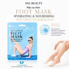 MONDSUB Mặt Nạ Ủ Chân Dầu Argan & Vitamin B3 1 Đôi | Mond'sub Argan Vitamin B3 Foot Mask