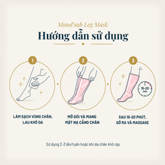 MONDSUB Mặt Nạ Ủ Chân Dầu Argan & Vitamin B3 1 Đôi | Mond'sub Argan Vitamin B3 Foot Mask