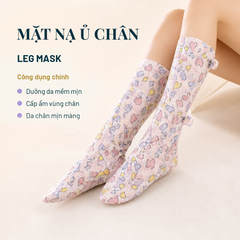 MONDSUB Mặt Nạ Ủ Cẳng Chân Dầu Argan & Dầu Dừa 1 Đôi | Mond'sub Argan Coconut Leg Mask