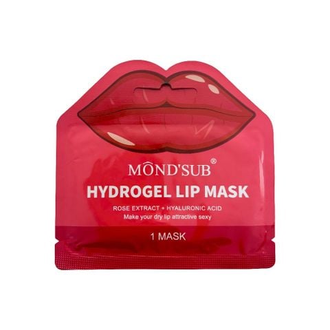 MONDSUB Mặt Nạ Môi Hydrogel Hoa Hồng Cấp Ẩm | Mond'sub Rose Hydrogel Lip Mask