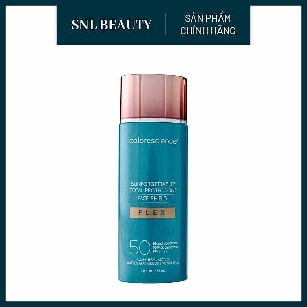 COLORESCIENCE Kem Chống Nắng Trang Điểm Đều Màu 55 ml SPF 50 - Fair |  Sunforgettable Total Protection Face Shield Flex SPF 50 - Fair