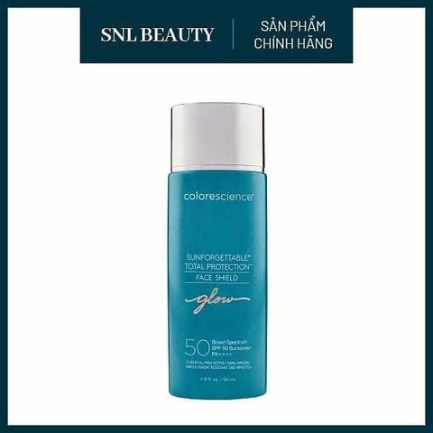 COLORESCIENCE Kem Chống Nắng Khoáng Hiệu Ứng Sáng Bóng Tự Nhiên 55 ml | Total Protection Face Shield SPF 50 Glow