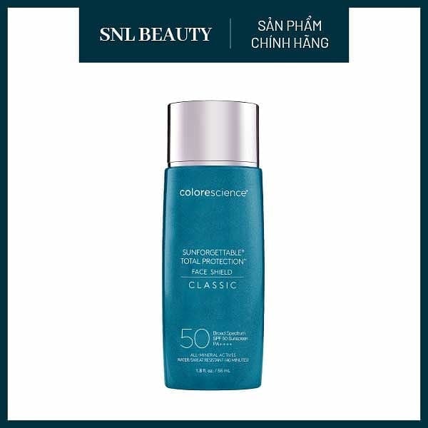 COLORESCIENCE Kem Chống Nắng Khoáng Dưỡng Ẩm Mỏng Nhẹ SPF50 55 ml | Sunforgettable® Total Protection® Face Shield Classic SPF 50
