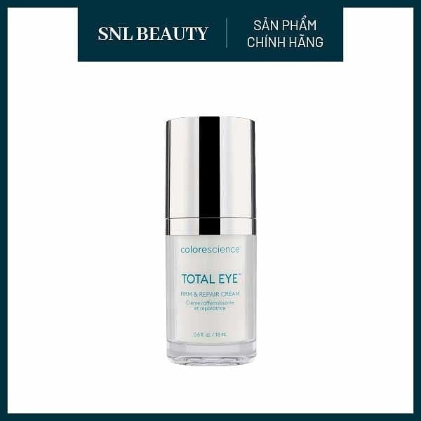 COLORESCIENCE Kem Dưỡng Mắt Hỗ Trợ Phục Hồi Da Lão Hóa Vùng Mắt 18 ml | Total Eye® Firm and Repair Cream
