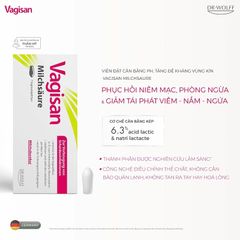 VAGISAN Viên đặt cân bằng PH Xuất xứ Đức 7 viên - Vagisan Milchsäure