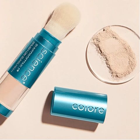 COLORESCIENCE Phấn Phủ Chống Nắng Khoáng SPF 50 Dạng Bột 6 gr - Màu Sáng | Total Protection Brush-On Shield SPF 50 - Tone Fair
