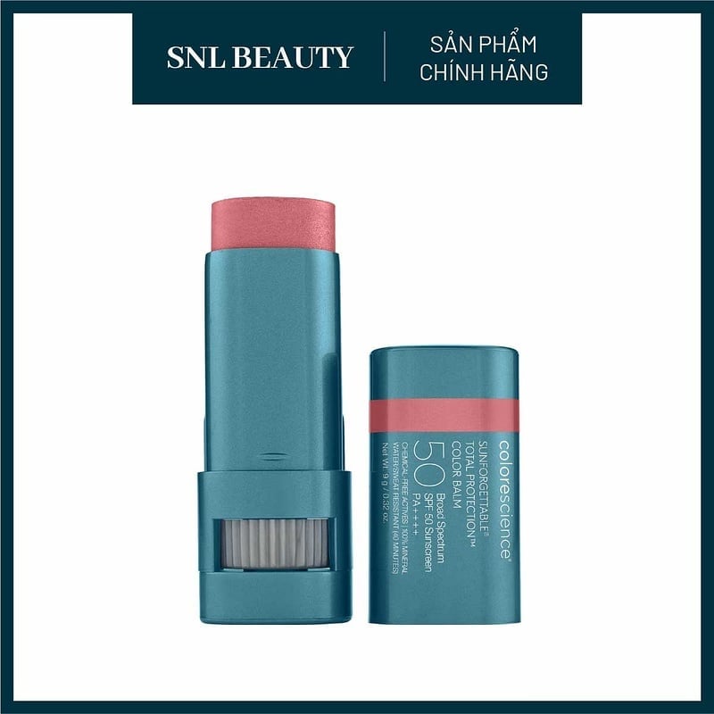 COLORESCIENCE Má Hồng Chống Nắng Khoáng Đa Năng SPF 50 Nhiều Màu | Sunforgettable® Total Protection® Color Balm SPF 50