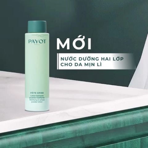 PAYOT Pâte Grise Nước Dưỡng Hai Lớp Giúp Da Ráo Mịn 125 ml | Payot Pâte Grise Mattifying Bi-Phase Powder Lotion
