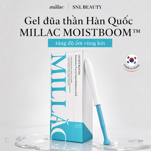 MILLAC Gel Chăm Sóc Vùng Kín MOISTBOOM | Millac MOISTBOOM Intensive Lacto Innerbalance Gel