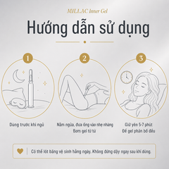 MILLAC Gel Chăm Sóc Vùng Kín MOISTBOOM | Millac MOISTBOOM Intensive Lacto Innerbalance Gel