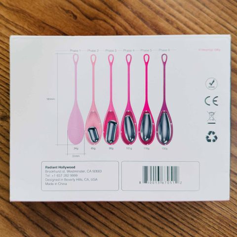 Bóng Kegel IntiFit Premium – Bộ Dụng Cụ Tập Thể Dục Cho Nữ, Silicone Y Tế