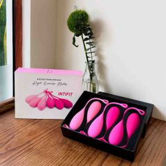 Bóng Kegel IntiFit Premium – Bộ Dụng Cụ Tập Thể Dục Cho Nữ, Silicone Y Tế