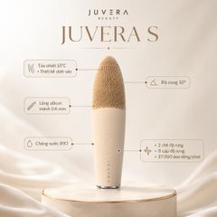JUVERA S Máy Rửa Mặt Tỏa Nhiệt Và Massage 1 bộ | Juvera S Premium Nude Limited