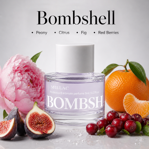 MILLAC Nước Hoa Vùng Kín Bombshell 8 ml | Millac Probiotics III Intimate Perfume Bombshell