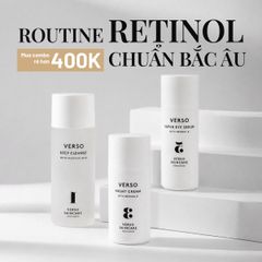 VERSO Routine Retinol Chuẩn Bắc Âu