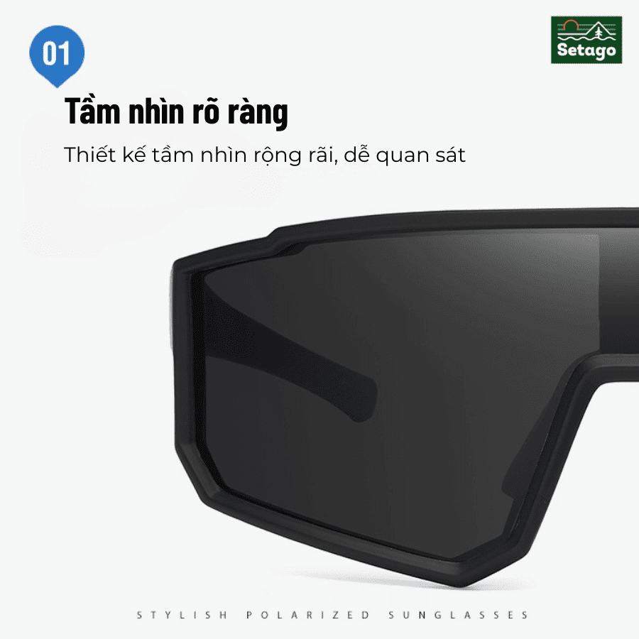 Kính thể thao phân cực Zenith AORON Eyewear chống chói chống tia UV400 bảo vệ mắt chuyên dụng cho đạp xe dã ngoại