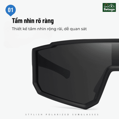 Kính thể thao phân cực Zenith AORON Eyewear chống chói chống tia UV400 bảo vệ mắt chuyên dụng cho đạp xe dã ngoại