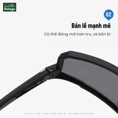 Kính thể thao phân cực Zenith AORON Eyewear chống chói chống tia UV400 bảo vệ mắt chuyên dụng cho đạp xe dã ngoại