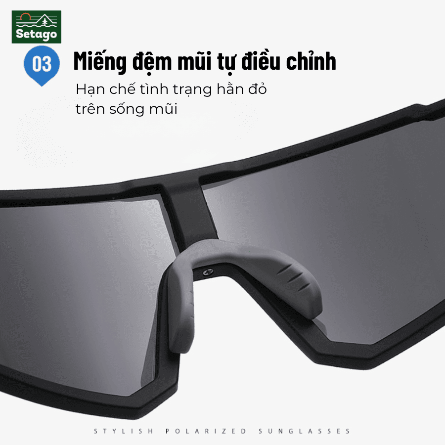 Kính thể thao phân cực Zenith AORON Eyewear chống chói chống tia UV400 bảo vệ mắt chuyên dụng cho đạp xe dã ngoại