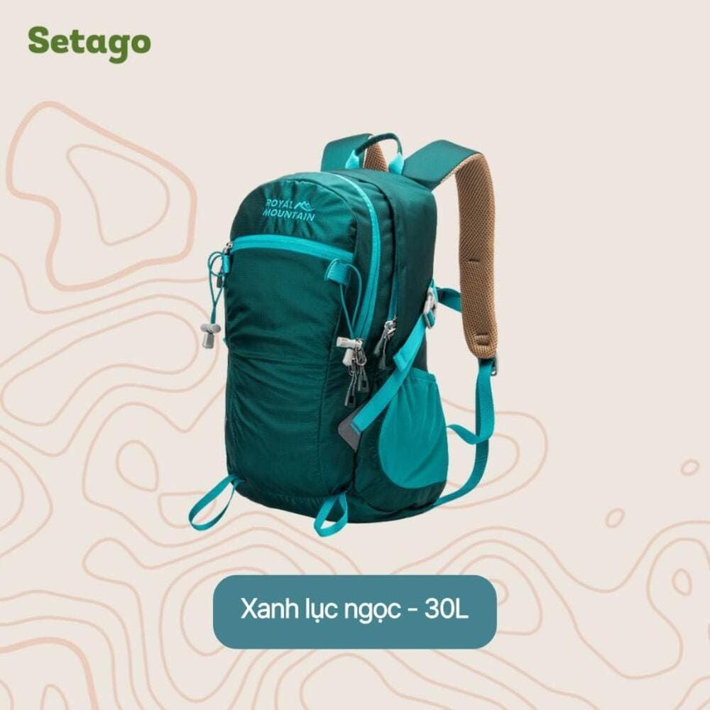 Balo Mountian Royal - Balo trekking, leo núi với dung tích 20-30L gọn nhẹ tiện lợi, chất liệu chống nước cao cấp