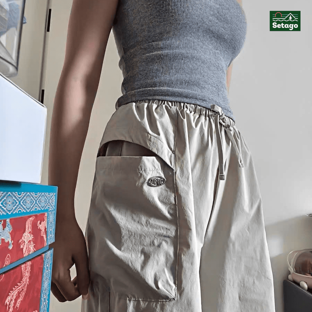 Quần Wide Track Pants Setago ống rộng đa năng