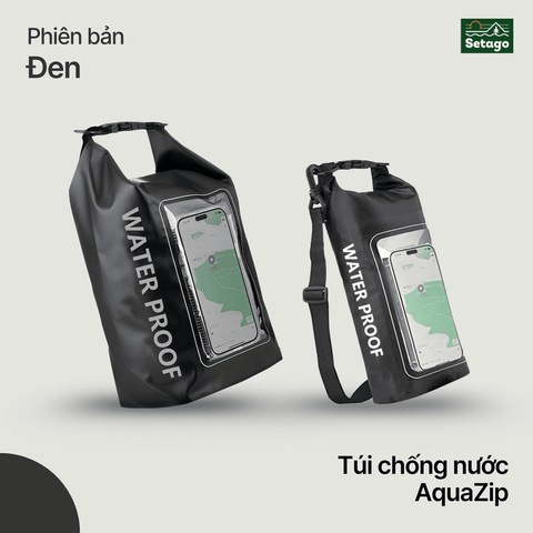 Túi chống nước AquaZip - quai chéo 2L/5L, nhỏ gọn, chống thấm